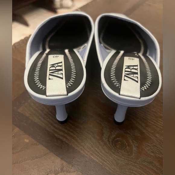 Zara Sky blue Women's Mules - Picture 4 of 6